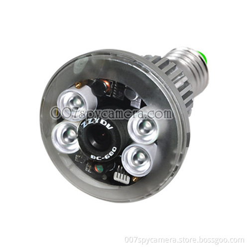 Spy Bulb CCTV Security DVR Camera with Remote Control Light LM-BC1111